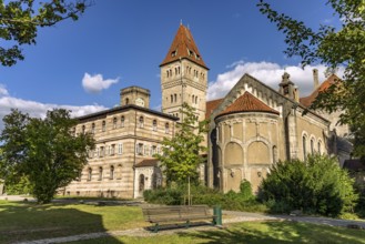 The Faber Castle or Faber-Castell Castle in Stein, Middle Franconia, Bavaria, Germany