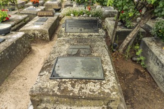 Tomb of the painter Albrecht Dürer at the medieval St. John's Cemetery and St. John's Church in