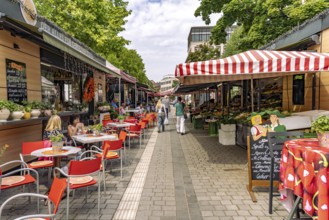 On the market in Fürth, Middle Franconia, Bavaria, Germany