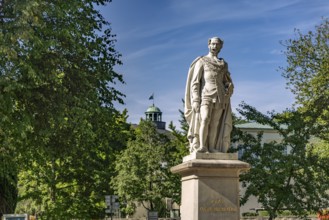 The Maximilian II Joseph Memorial in the Bad Kissingen State Bath, Lower Franconia, Bavaria,