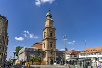 The Huguenot Church or Evangelical Reformed Church in Erlangen, Middle Franconia, Bavaria, Germany