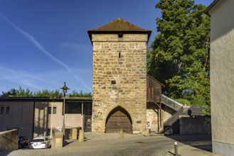 Stadttor Saltorturm in Forchheim, Upper Franconia, Bavaria, Germany