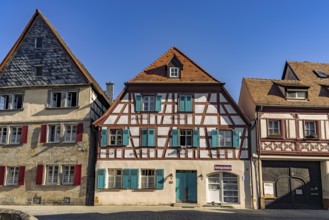 Timbered house in the old town of Forchheim, Upper Franconia, Bavaria, Germany