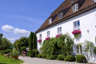Klosterwirt, Fraueninsel, Chiemsee, Chiemgau, Upper Bavaria, Bavaria, Germany