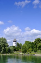 Fraueninsel, Chiemsee, Chiemgau, Upper Bavaria, Bavaria, Germany