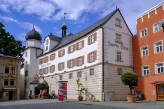 Mittertor, Rosenheim, Upper Bavaria, Bavaria, Germany