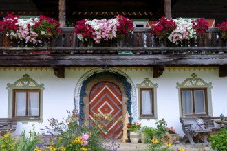 Bauernhof, Brandstett, Ruhpolding, Chiemgau, Upper Bavaria, Bavaria, Germany