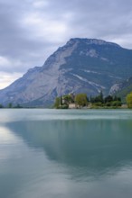 Castel Toblino, Lake Toblino, Sarca Valley, Trentino, Italy