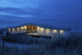 The restaurant, beach club, café, beach bar, beach club OAXACA in Domburg, Walcheren peninsula,
