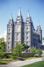 Salt Lake Temple, Church of Jesus Christ of Latter-day Saints, Salt Lake City, Utah, USA 1977