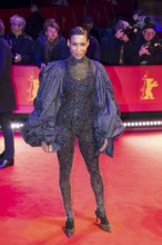 Annabelle Mandeng at the opening of the Berlinale at the Theater am Potsdamer Platz in Berlin on 12