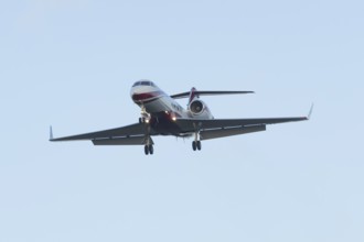 Gulfstream GIV SP XA-FDM executive business jet aircraft in flight on approach to land at London