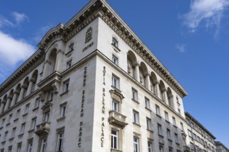 Sofia, Bulgaria. November 23rd 2025. The Sofia Balkan Palace Hotel building, the luxury landmark
