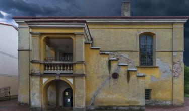Profaned synagogue in Lancut former Landshut, Poland