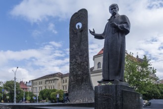 Monument to Ukrainian poet and writer Taras Shevchenko, Lviv, Ukraine