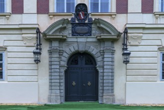 Entrance portal of Lan´cut Castle, 17th century, Lancut formerly Landshut, Poland