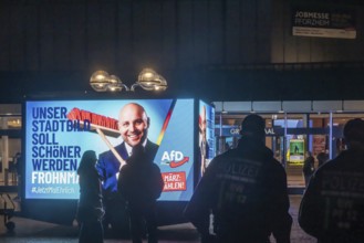 Campaign rally for the state election of the AfD party in the Congress Center Pforzheim CCP.
