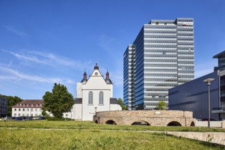 MaxCologne high-rise building, Lanxess, corporate headquarters, Lanxess Tower, Alt St. Heribert