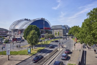 Large tent Musical Dome, general architecture, lantern, main station, roads, lanes, central island,