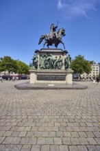 Frederick William III of Prussia monument, equestrian statue, general architecture, buildings,