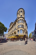 Historic commercial building Palatium, architect Wilhelm Kreis, sandstone building material,