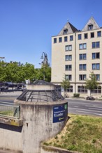 Heumarkt underground car park, row of houses, residential and commercial buildings, general