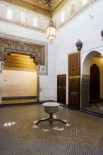 Courtyard, Palais Bahia, Old Town, Marrakech, Morocco