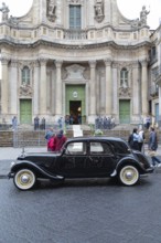 Vintage car, Catania, Sicily, Italy