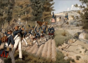 Greetings to Queen Louise on the road from Kosen to Weimar by the army, Louise of