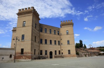 Castello di Mesola, residence of D'Estes in Mesola in the Po Delta, Ferrara Province,