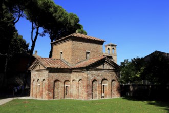 Mausoleum of Galla Placidia, originally built as a funerary chapel for Galla Placidia, the daughter