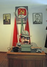 Brescello, Museum of the Films of Don Camillo and Peppone, here the office of Mayor Peppone,