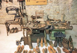 Museo della Civiltà Contadina, farmer's museum, shoemaker's workshop, La Rocca, Novellara Castle,