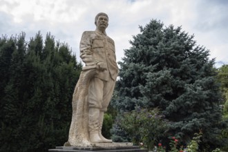 Gori, Georgia. September 9th 2025. Controversial Statue of Joseph Vissarionovich Stalin, Soviet