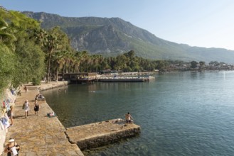 Akyaka, Mugla, Turkey. September 8th 2022 Enjoying the beautiful Turkish Riviera seaside town of