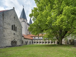 The Romanesque imperial cathedral with cloister, Königslutter am Elm, Lower Saxony, Germany