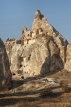 Cappadocia, Turkey. November 8th 2017 Horse trekking through the volcanic landscape of Anatolian