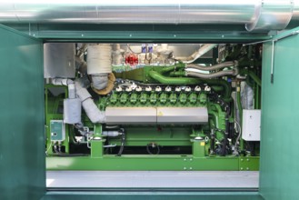 Dinslaken, North Rhine-Westphalia, Germany - Combined heat and power plants (CHP) generate