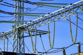Mülheim, North Rhine-Westphalia, Germany - Transformer substation, critical infrastructure, node in