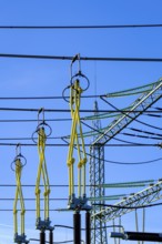 Mülheim, North Rhine-Westphalia, Germany - Transformer substation, critical infrastructure, node in