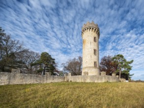 The Luisenturm on the Hummelsberg near Kleinkochberg on the southern slope of the Ilm-Saale-Platte,