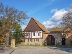 Eulensteinscher Hof, one of the oldest farms in Thuringia with residential stable house from 1599,