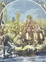 Customs in front of Easter, the execution of death, in Silesia and Moravia/Customs in front of