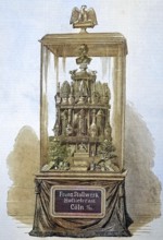 World Fair in Paris, France, an advertisement from the company Stollwerk, chocolate manufacturer