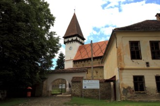Romania, fortified church of the village of Mesendorf, Moischendref or Meschendorf, in the district