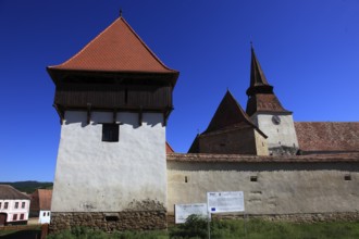 Romania, fortified church in Archita, German Arkeden, a village in Transylvania