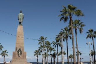 Alexandria, Egypt. December 4th 2022 Monument of Egyptian revolutionary statesman Saad Zaghloul