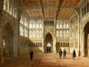 The Lobby of the House of Commons, 19th century, London, England, United Kingdom