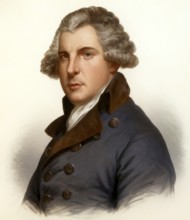 Richard Brinsley Sheridan, 1751 - 1816, an Irish playwright and politician