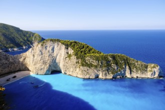 Navagio Beach, also known as Shipwreck Bay, is one of Greece's most iconic and photographed